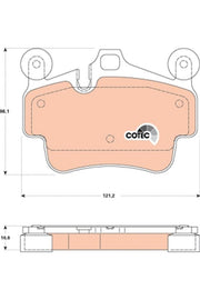 KIT PLAQUETTES TRW AV CARRERA 911 BOXTER