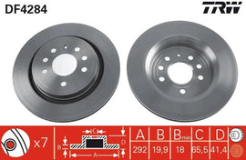 PAIRE DISQUE/FREIN: AR/V. SAAB
