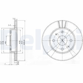 PAIRE DE DISQUE AV :DAIHATSU SIRION