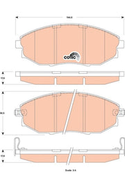 KIT PLAQUETTES AV CHEVROLET EPICA 2006--&gt;