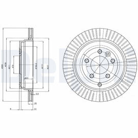 PAIRE DISQUE DELPHI AR: LAND ROVER/R ROVER
