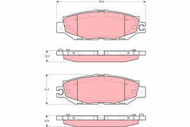KIT PLAQUETTES AR LEXUS LS