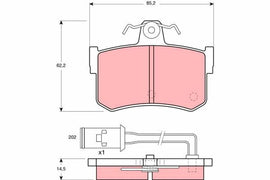 KIT PLAQUETTES AR HONDA LEGEND ROVER 800