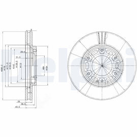 PAIRE DE DISQUE DE FREIN AV TOYOTA HILUX IV