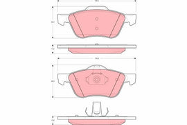 KIT PLAQUETTES AV NISSAN PRIMERA 1996-->