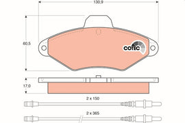 KIT PLAQUETTES AV CITROEN XANTIA