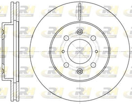 DISQUE FREIN AV :HONDA CIVIC
