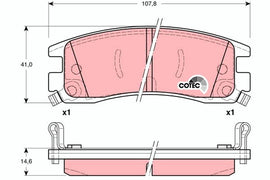 KIT PLAQUETTES AR OPEL SINTRA