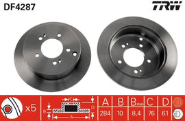 PAIRE DISQUE/FREIN : AV. HYUNDAI SANTAFÉ