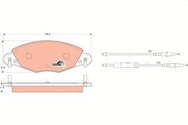 KIT PLAQUETTES TRW AV CITROEN C5