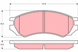 KIT PLAQUETTES TRW AV NISSAN PRIMERA