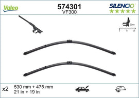 BALAIS SILENCIO VALEO VF300 MAZDA 3 GOLF4 POLO4