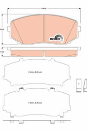 KIT PLAQUETTES AV MAZDA CX-7 CX-9 2007-->