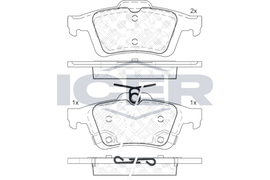 KIT PLAQUETTES TRW AV FORD FOCUS III