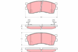 KIT PLAQUETTES AV VOIR GDB3285