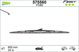 BALAI ESSUI-GLACE VALEO FIRST VF60 x 1