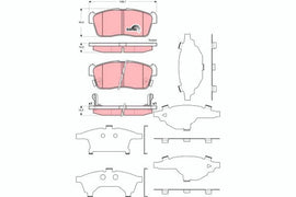 KIT PLAQUETTES AV SUZUKI ALTO DAIHATSU SIRION