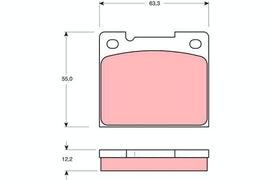 KIT PLAQUETTES AR VOLVO 240,260,740,940,960