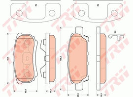 KIT PLAQUETTES AR CHRYSLER SEBRING 2007--&gt;