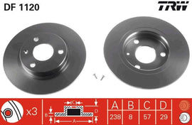 PAIRE DISQUE : 0=238 AV. CTR. HACHE