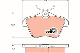 KIT PLAQUETTES AR ALFA ROMEO 156,164,166