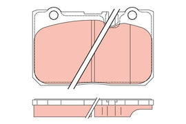KIT PLAQUETTES AV LEXUS LS400