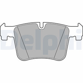 KIT PLAQUETTES AV DELPHI BMW SÉRIE 1