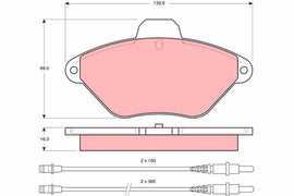 KIT PLAQUETTES AV CITROEN XANTIA
