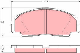 KIT PLAQUETTES POUR DAIHATSU