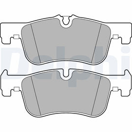 KIT PLAQUETTES AV DELPHI BMW SÉRIE 1