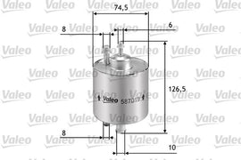 FILTRE ESSENCE VALEO MERCEDES CLASS A140 / A160