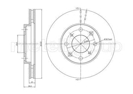 DISQUE FREIN AV :HONDA JAZZ