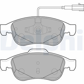 KIT PLAQUETTES AV DELPHI ALFA ROMEO GIULIETTA