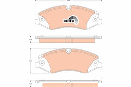 KIT PLAQUETTES TRW AV LAND ROVER RANGE ROVER III