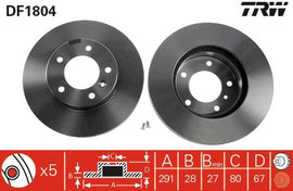 PAIRE/DISQUE DE FREIN JAGUAR