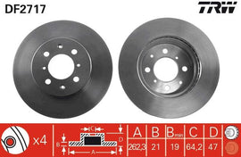 PAIRE DISQUE/FREIN : ROVER 416