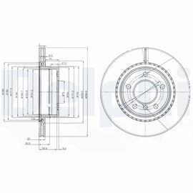PAIRE DE DISQUE DE FREIN AR BMW E90 E92 E93