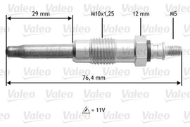 BOUGIE DS063: 11V.   VW. LT28,31,35D