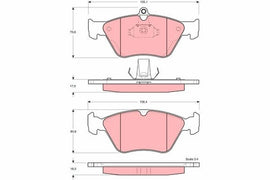 KIT PLAQUETTES AV OPEL VECTRA A
