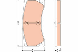 KIT PLAQUETTES TRW AV JAGUAR XKII