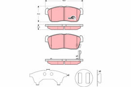 KIT PLAQUETTES AV SUZUKI IGNIS 2000-->