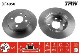 PAIRE DISQUE/FREIN: AR. OPEL ASTRA