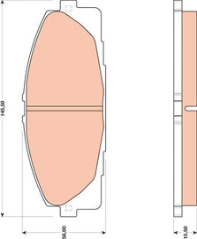KIT PLAQUETTES AV TOYOTA HIACE IV 2006--&gt;