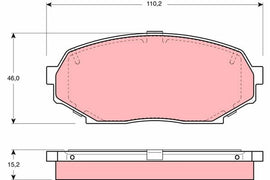 KIT PLAQUETTES AV MAZDA MX5