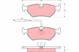 KIT PLAQUETTES AR PEUGOET 806, FIAT ULYSSE
