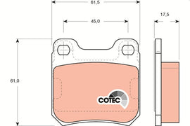 KIT PLAQUETTES AR OPEL OMEGA, VECTRA B