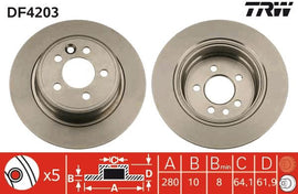 PAIRE DISQUE/FREIN: AV/V. ROVER 75