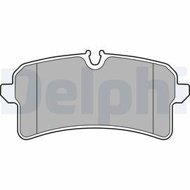KIT PLAQUETTES AR DELPHI PORSCHE MACAN A6