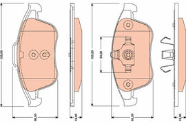 KIT PLAQUETTES TRW AV RENAULT LAGUNA III LATITUDE