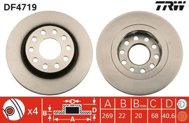 PAIRE DISQUE / HONDA ACCORD
